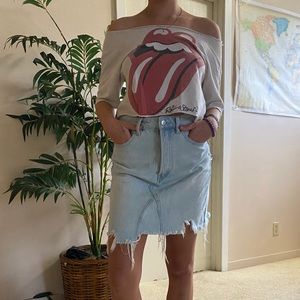 Vintage Rolling Stones crop top